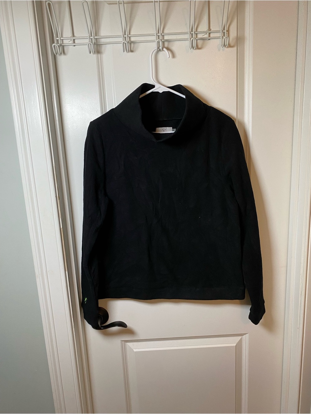 Dudley Stephens Black Cowl Neck Pullover Sweater